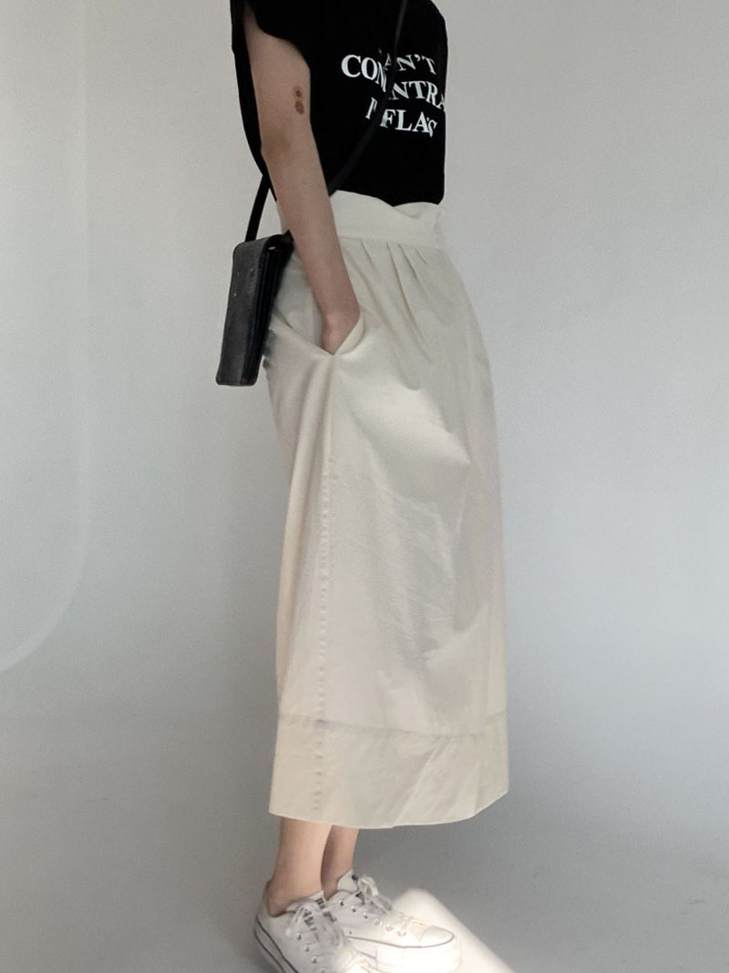 COTTON ROMAN SKIRT