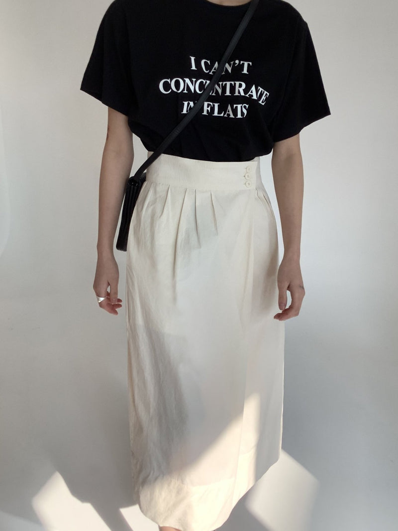 COTTON ROMAN SKIRT