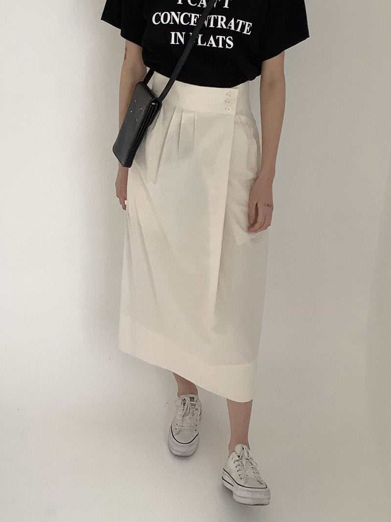 COTTON ROMAN SKIRT