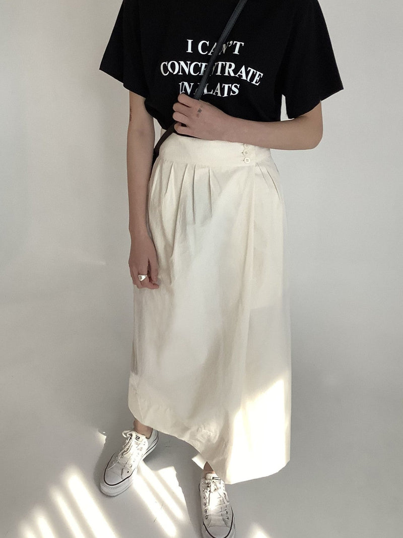 COTTON ROMAN SKIRT