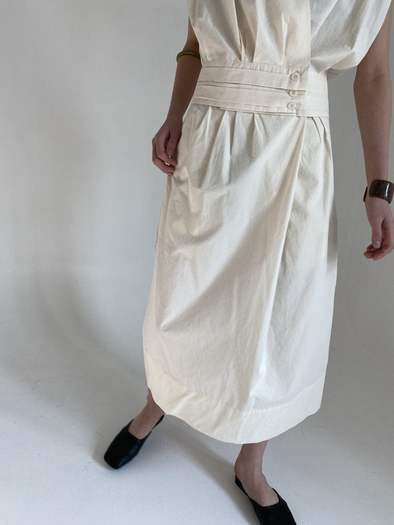 COTTON ROMAN SKIRT