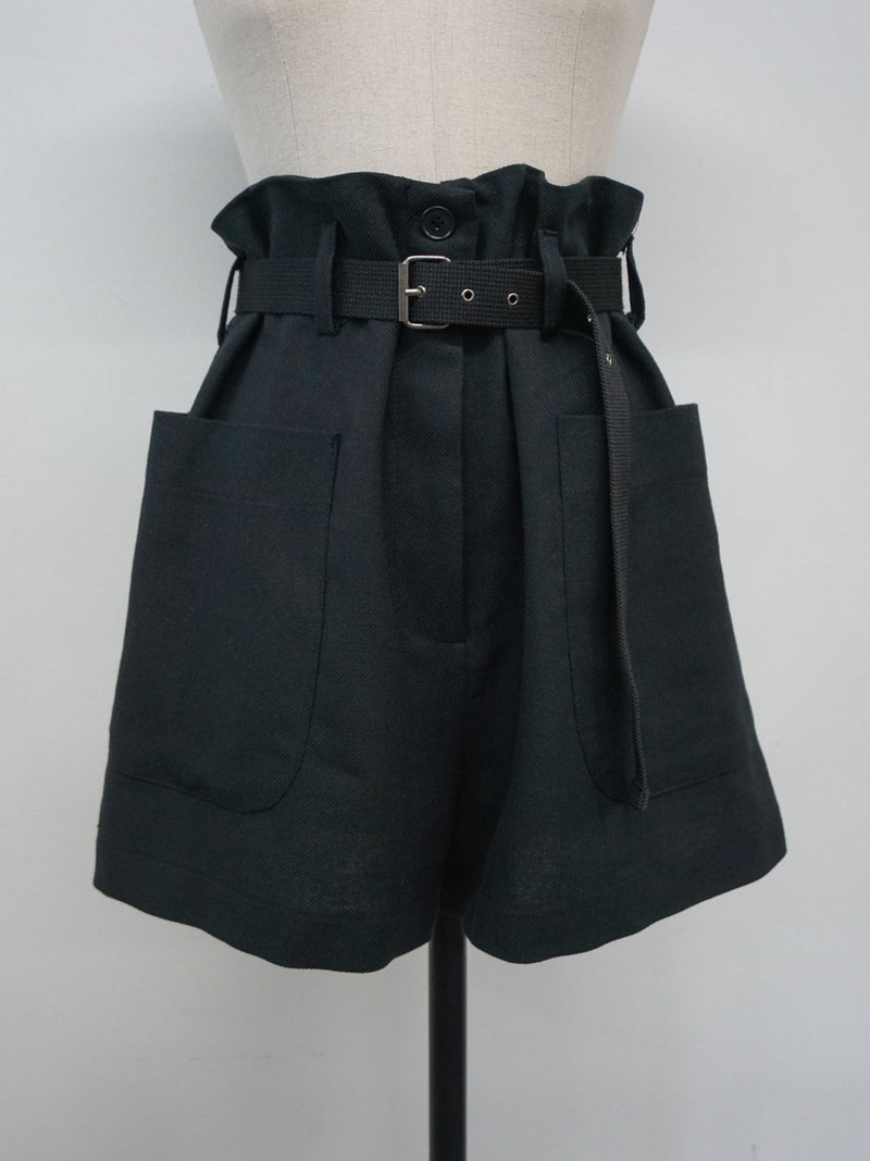 COTTON SHORTS WITH BELT