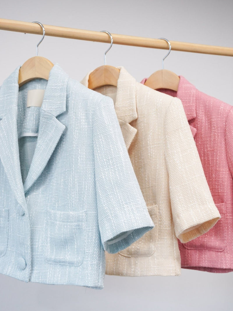 BUTTON STRUCTURED JACKET