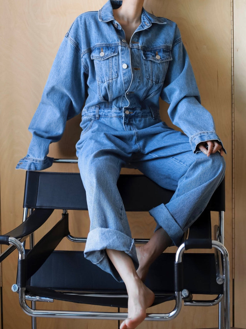 DENIM JUMPSUIT