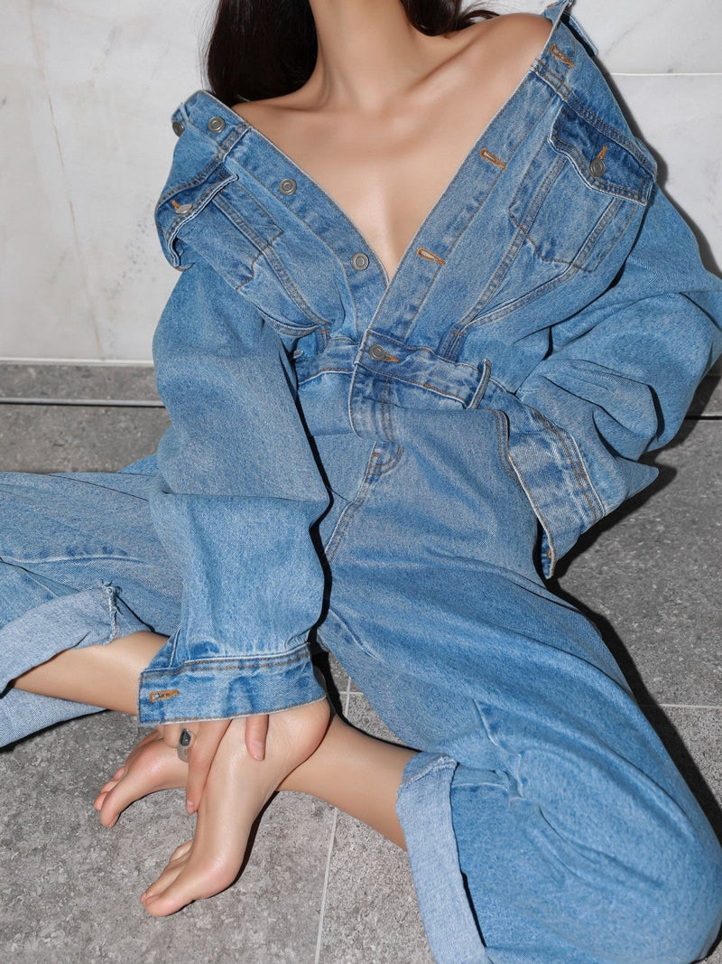 DENIM JUMPSUIT