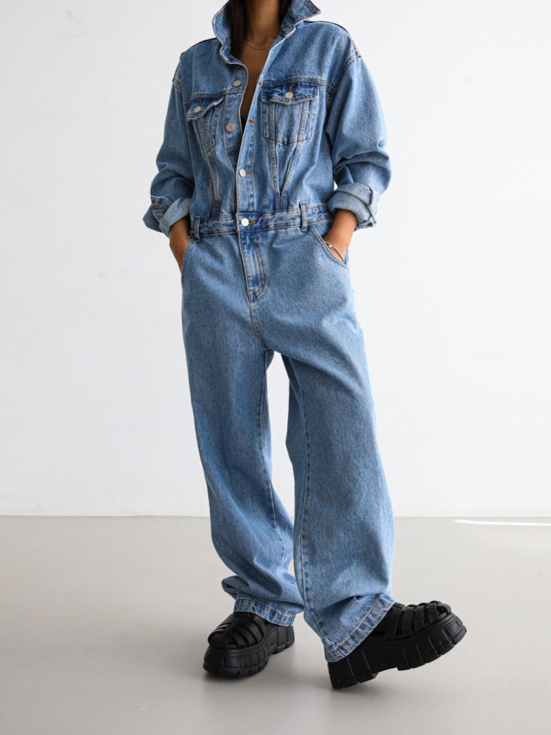 DENIM JUMPSUIT