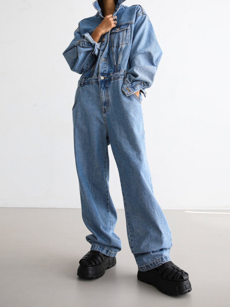 DENIM JUMPSUIT