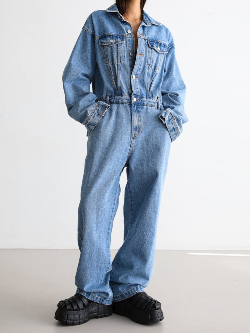 DENIM JUMPSUIT