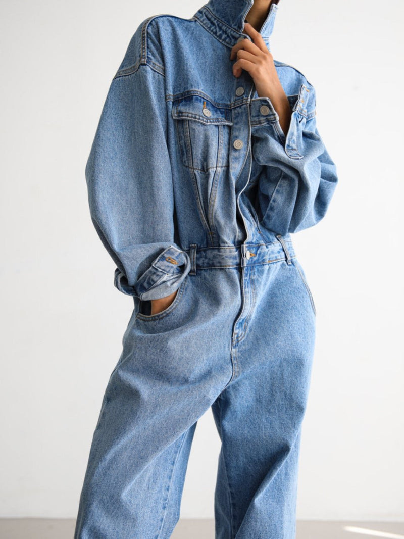 DENIM JUMPSUIT