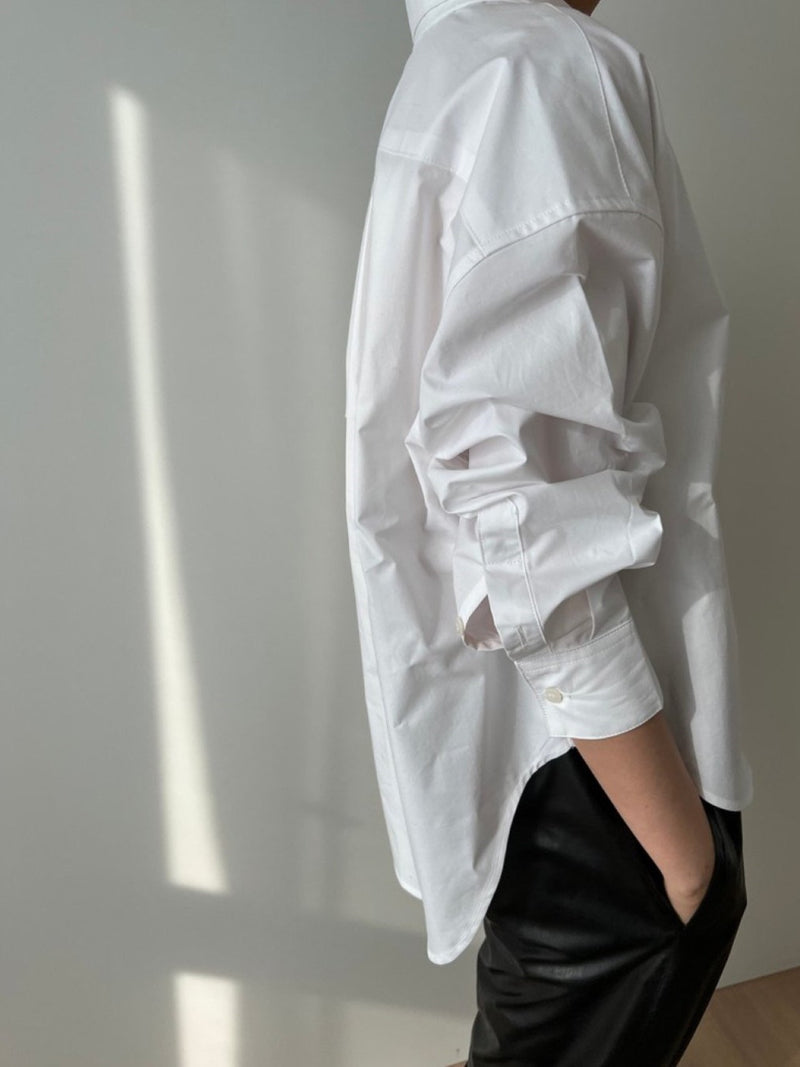 DOUBLE COLLAR COTTON SHIRT