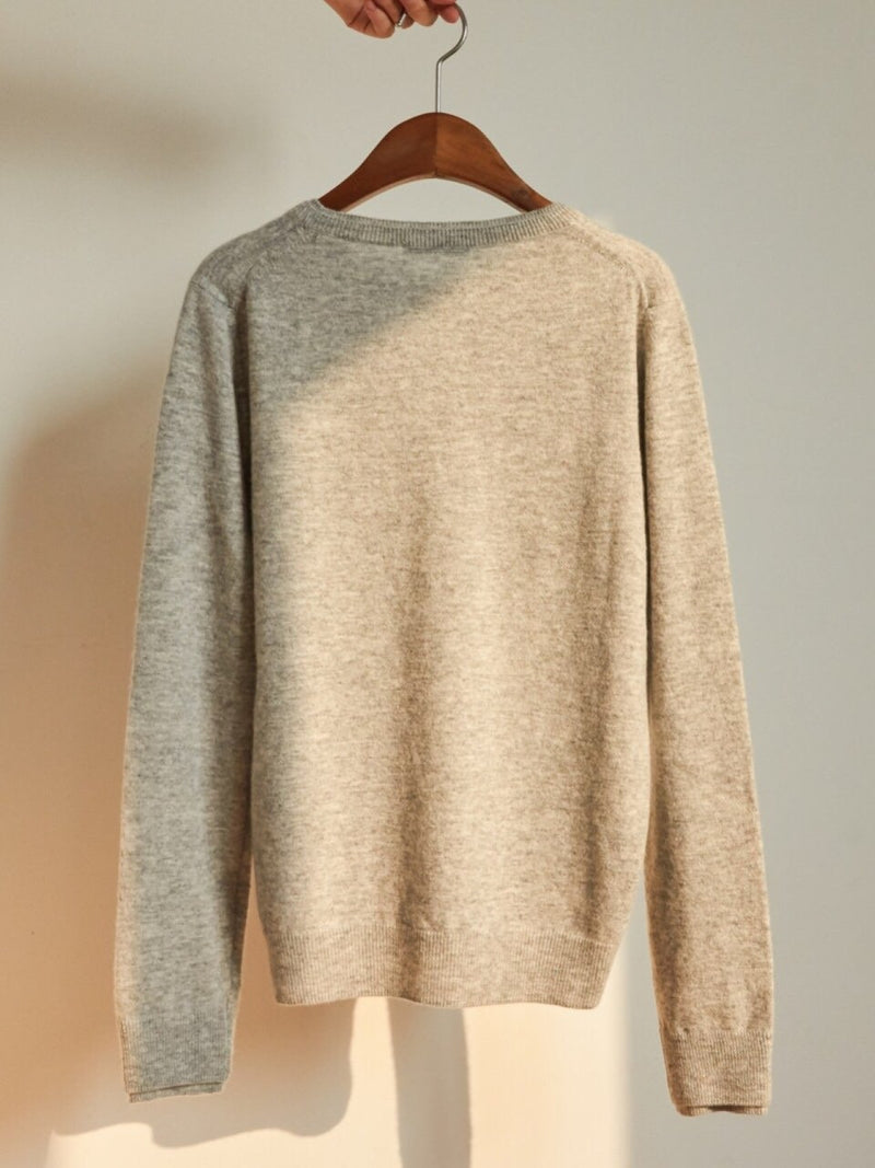 DOUBLE LIPPED ROUND NECK KNIT