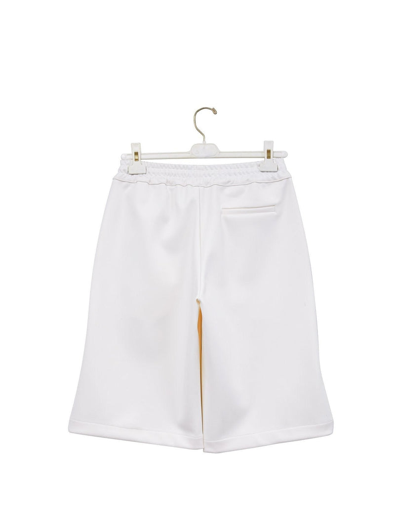 DRAWSTRING MIDI BERMUDA SHORTS