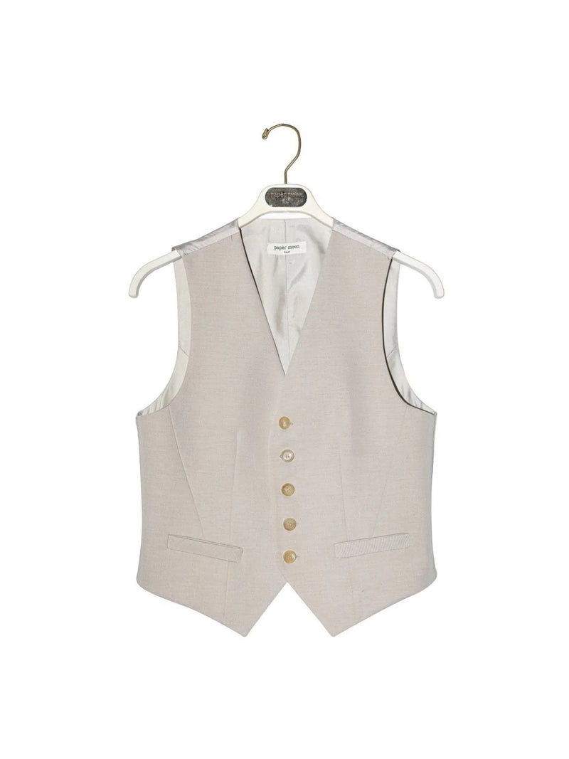 FIVE BUTTON TAILORED SUIT VEST