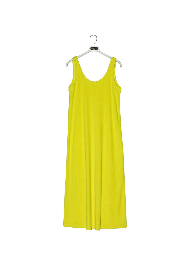 FRENCH TERRY BACKLESS SLEEVELESS DRESS