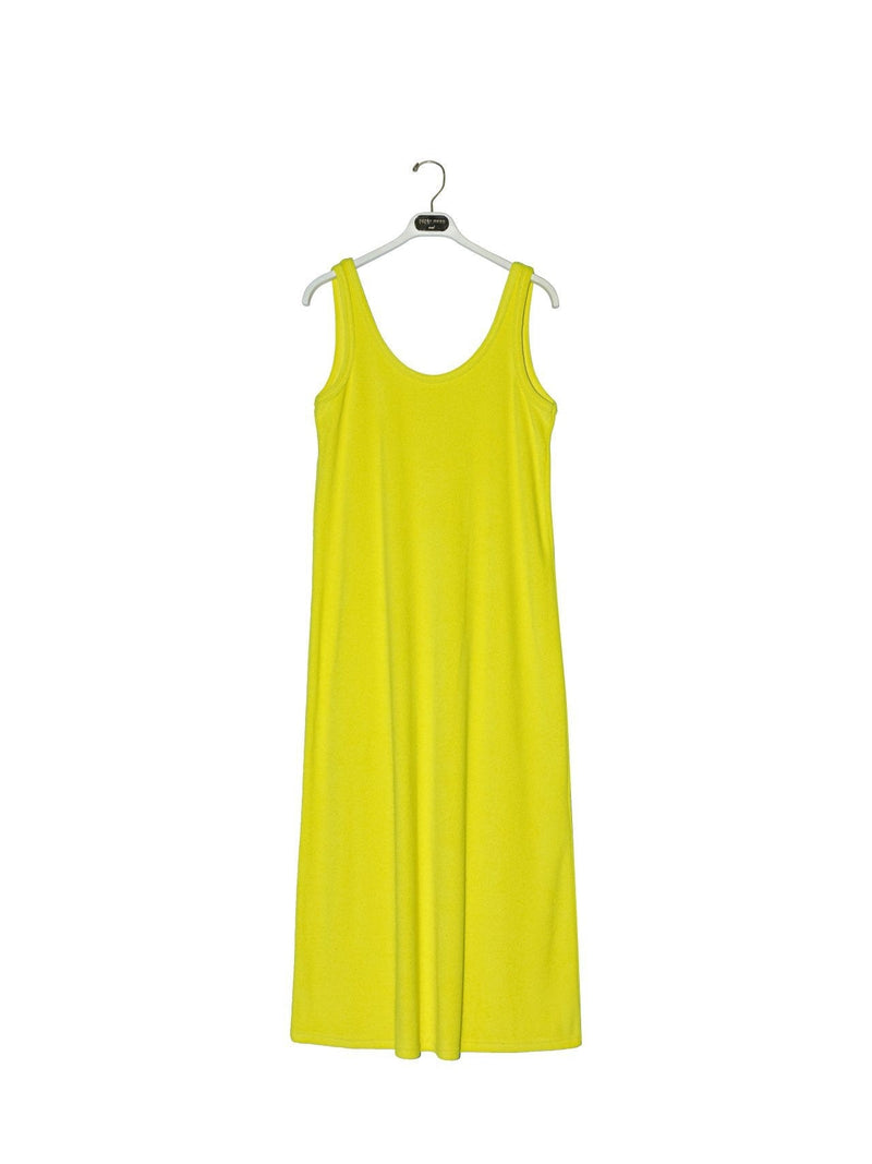 FRENCH TERRY BACKLESS SLEEVELESS DRESS