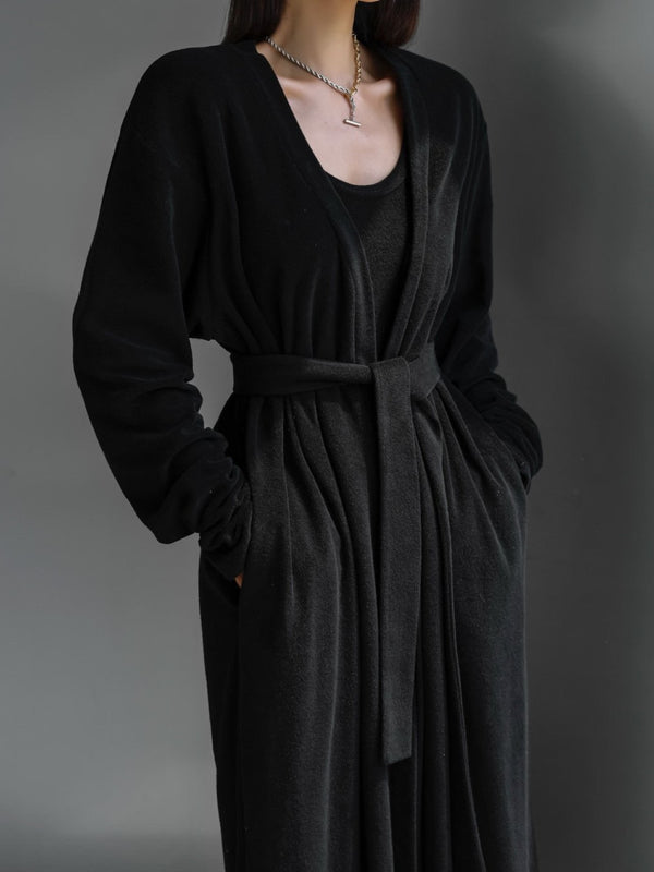 FRENCH TERRY ROBE COAT