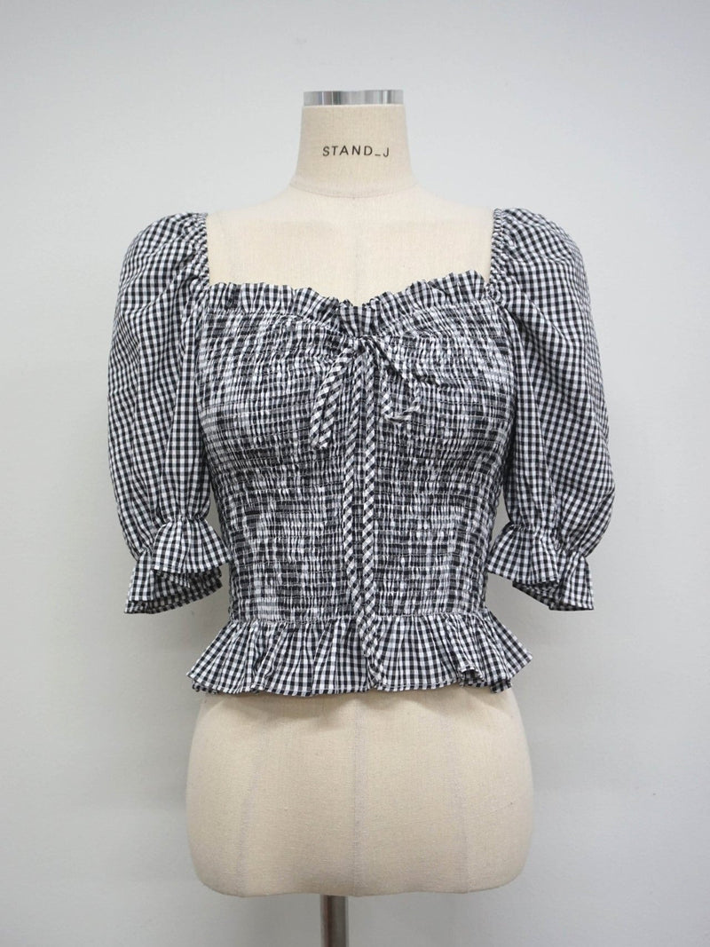 GINGHAM CIRCUS TOP