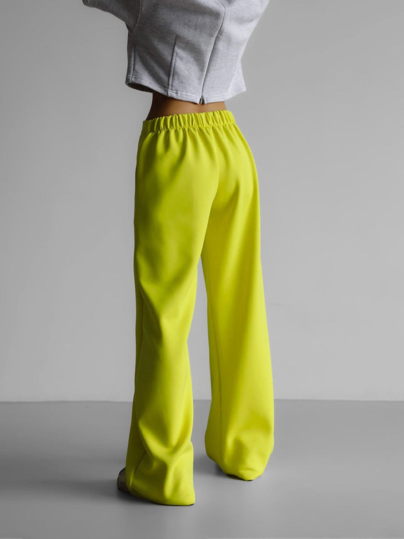 HALF BANDED RELAX TROUSERS