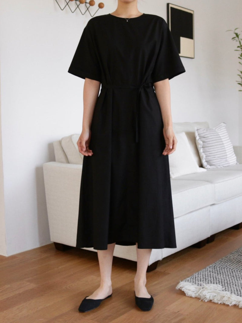 HALF SLEEVE PEASANT DRESS