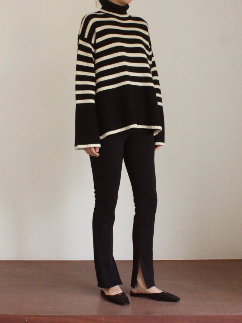 HIGH-RISE SKINNY TROUSERS