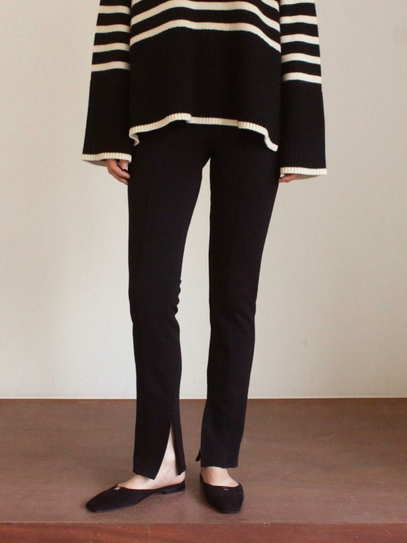 HIGH-RISE SKINNY TROUSERS