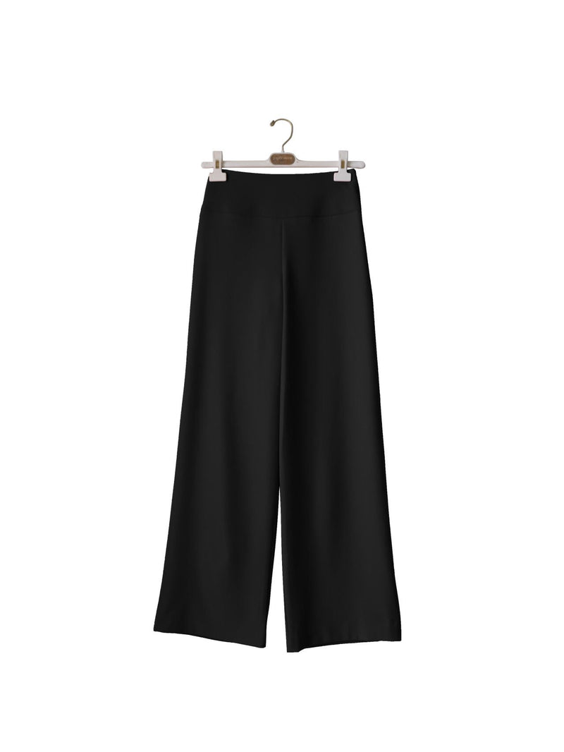 HIGH RISE TWILL TROUSERS