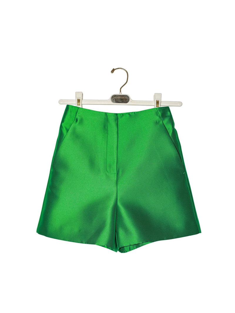 CLASSIC HIGH WAISTED SATIN SHORTS