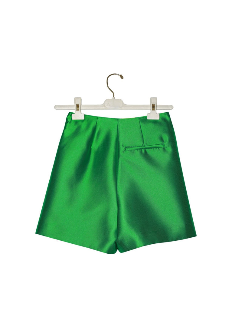CLASSIC HIGH WAISTED SATIN SHORTS