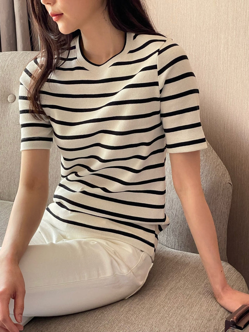 JILL STRIPED T-SHIRT