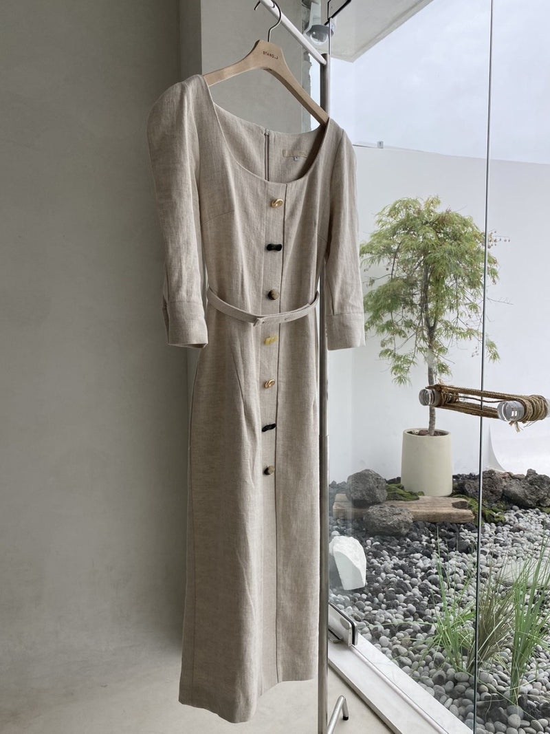 LEONIA LINEN DRESS