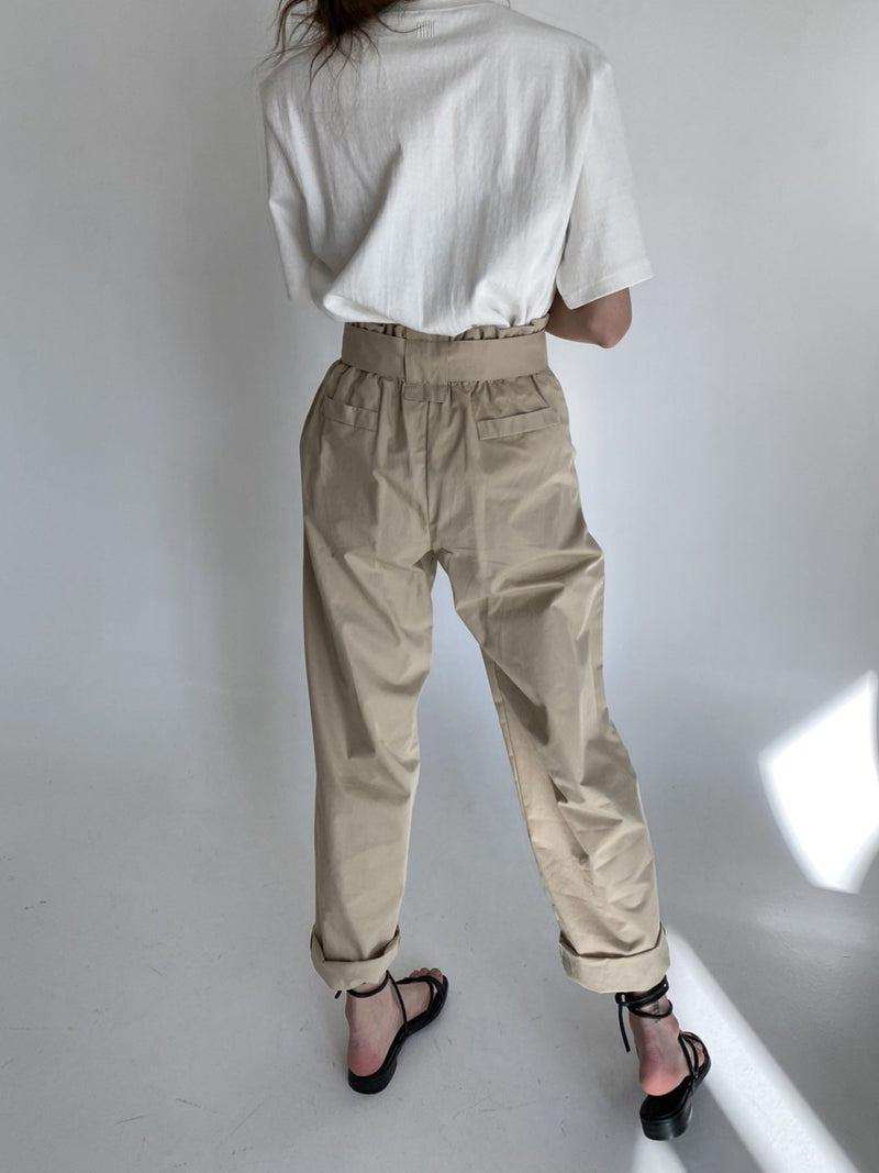LEVE BELTED TROUSERS