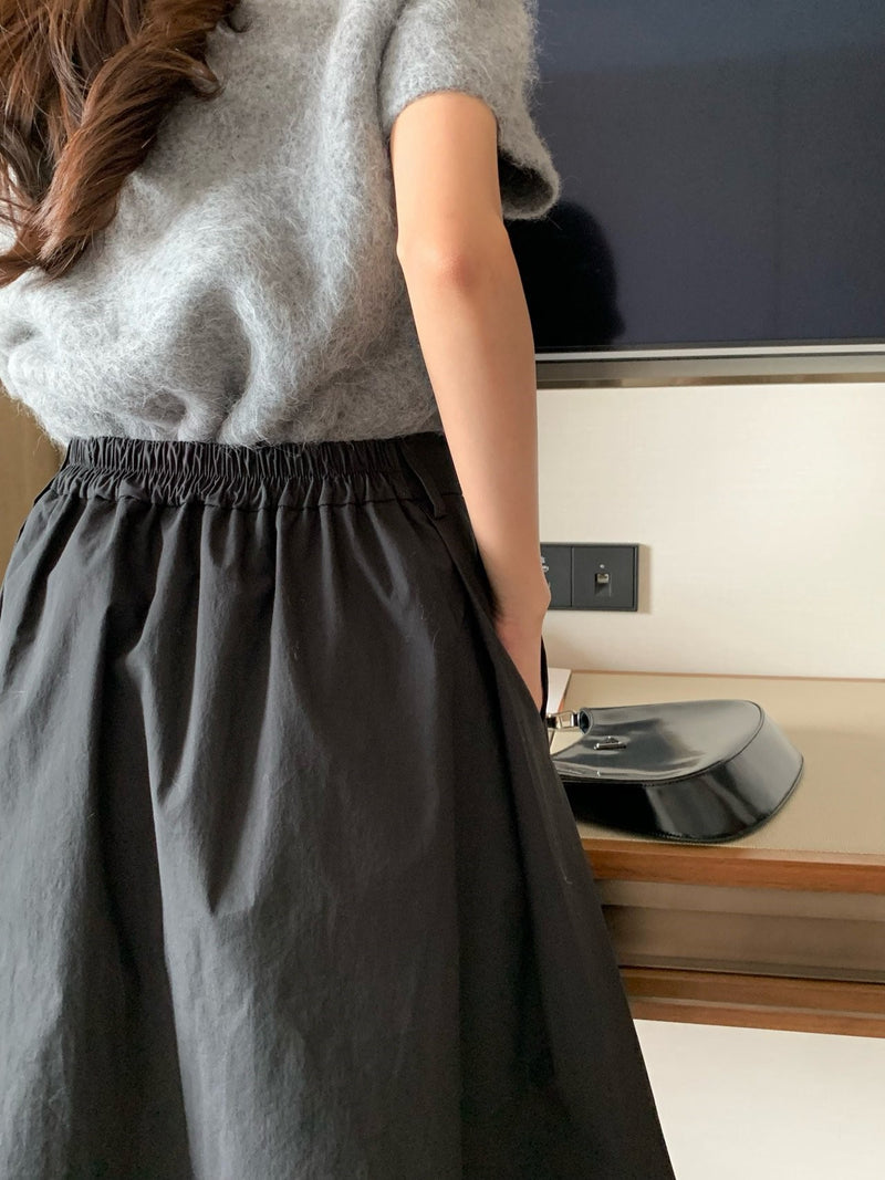 LILY BLOOM MIDI BANDED SKIRT