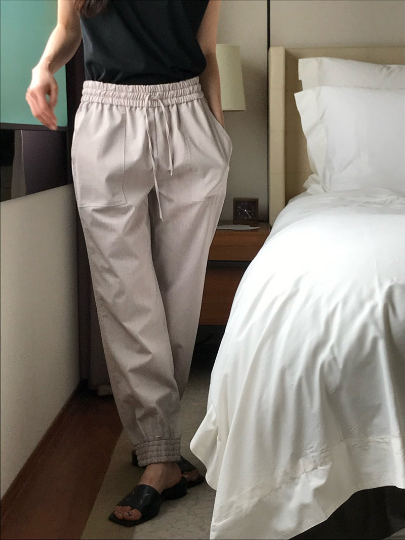 LINEN JOGGER PANTS