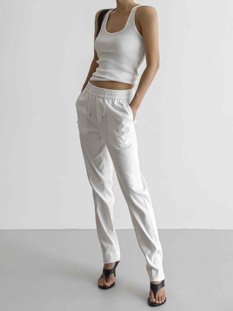 LINEN SLACKS