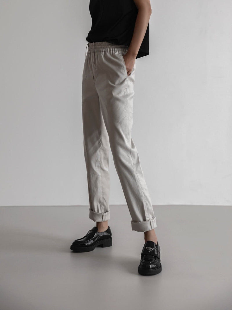 LINEN SLACKS