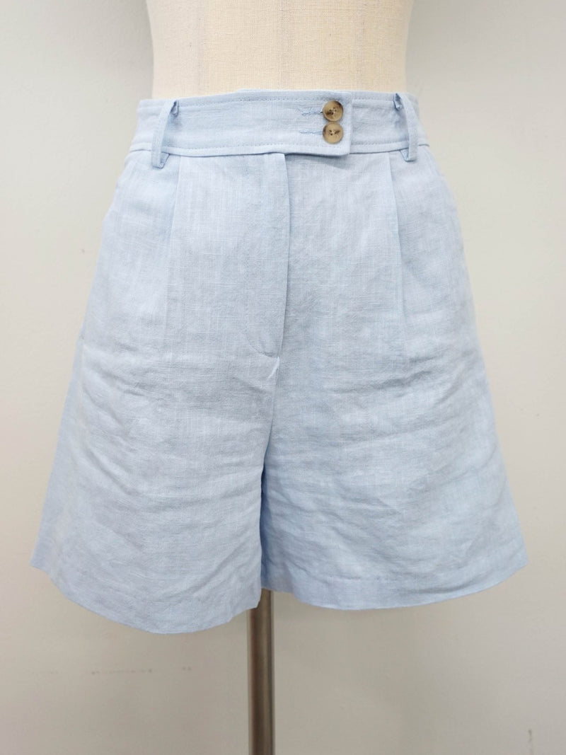 LINEN TAILORED SHORTS