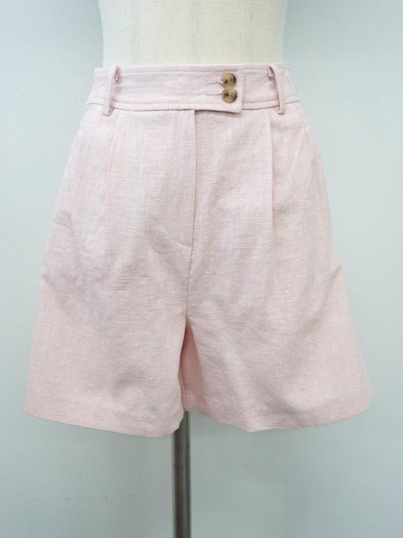 LINEN TAILORED SHORTS