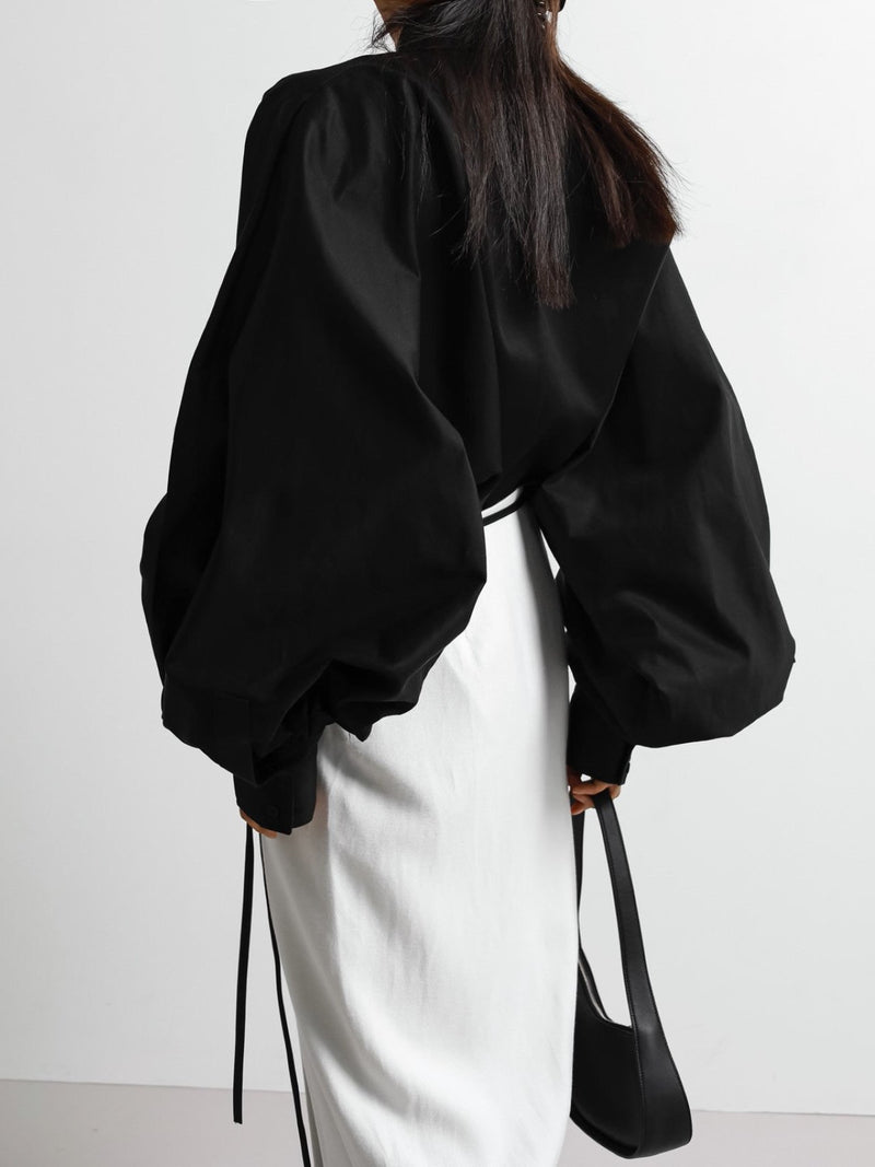 LUXE BALLOON SLEEVE VOLUME BLOUSE