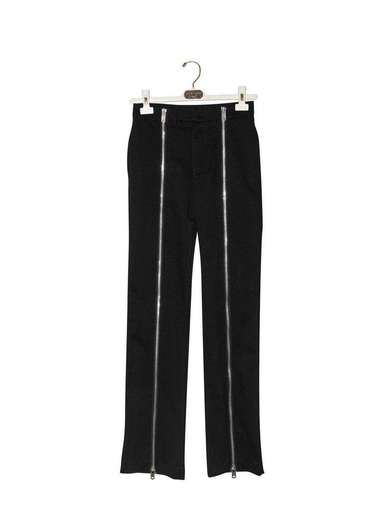 LUXE CHUNKY ZIPPED DETAIL TROUSERS