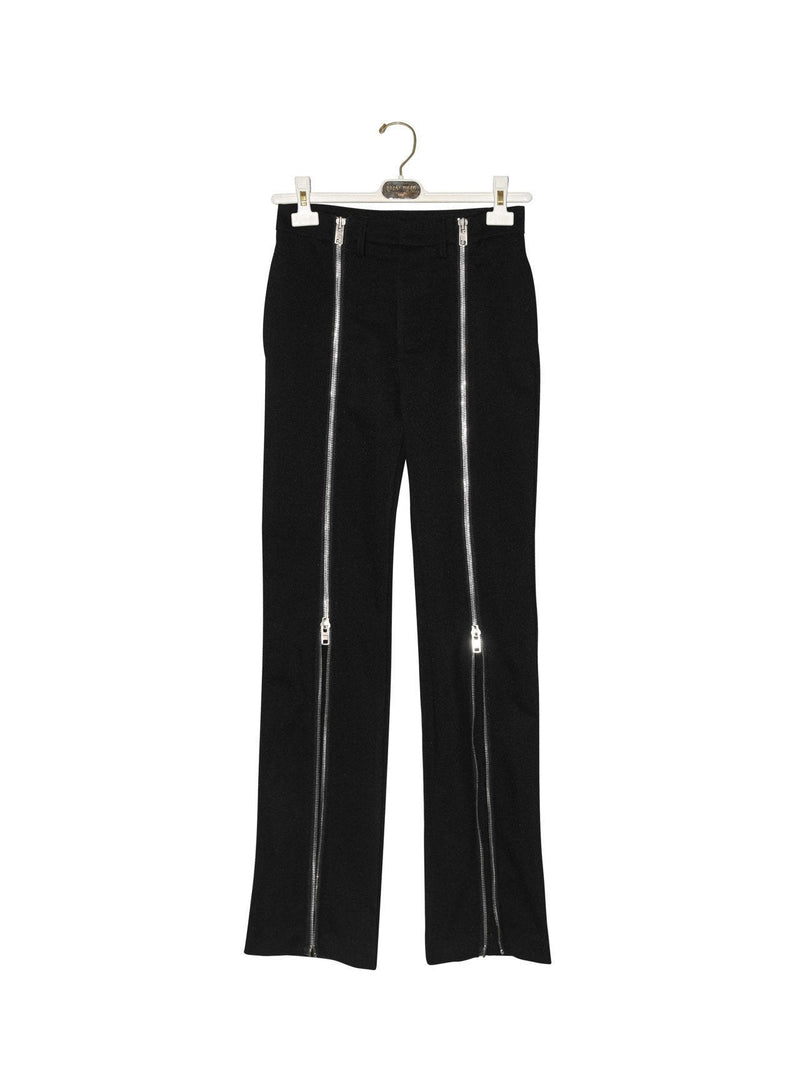 LUXE CHUNKY ZIPPED DETAIL TROUSERS