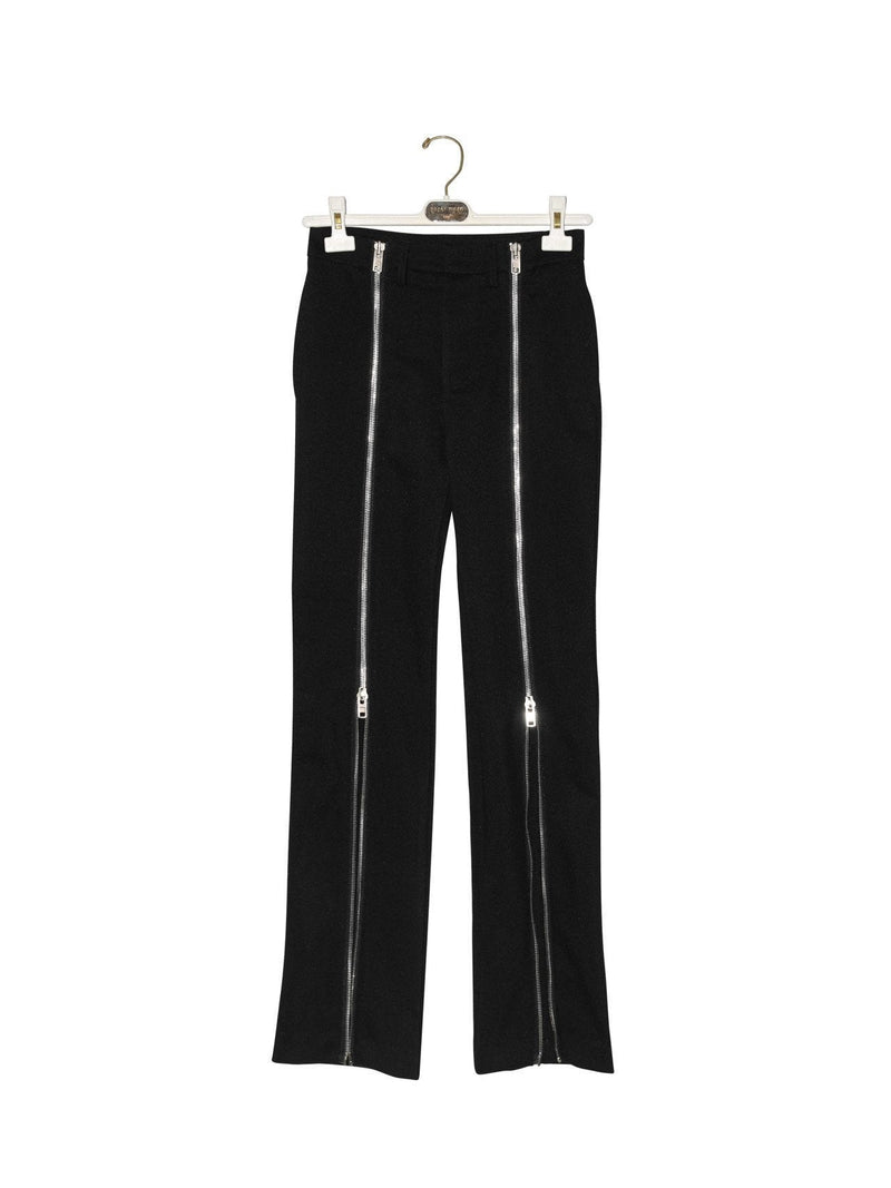LUXE CHUNKY ZIPPED DETAIL TROUSERS