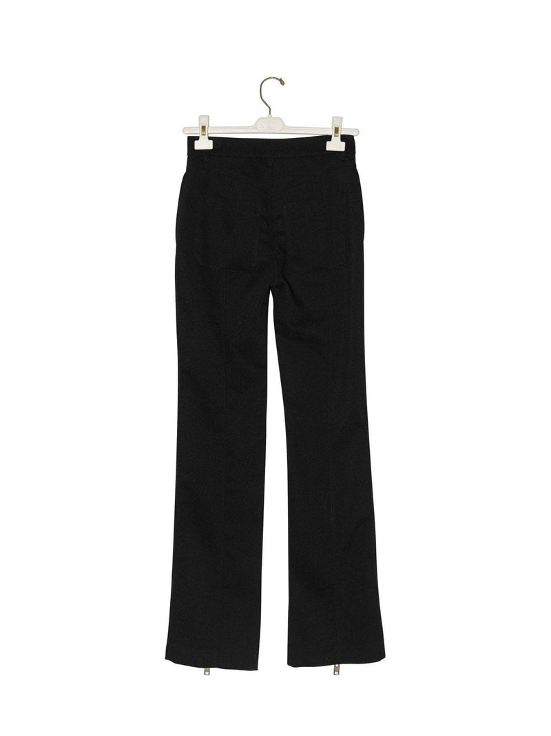 LUXE CHUNKY ZIPPED DETAIL TROUSERS