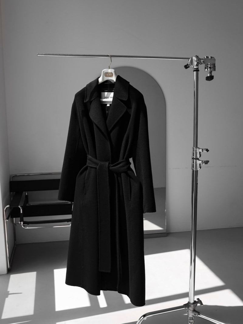 LUXE HANDMADE BELTED ROBE COAT