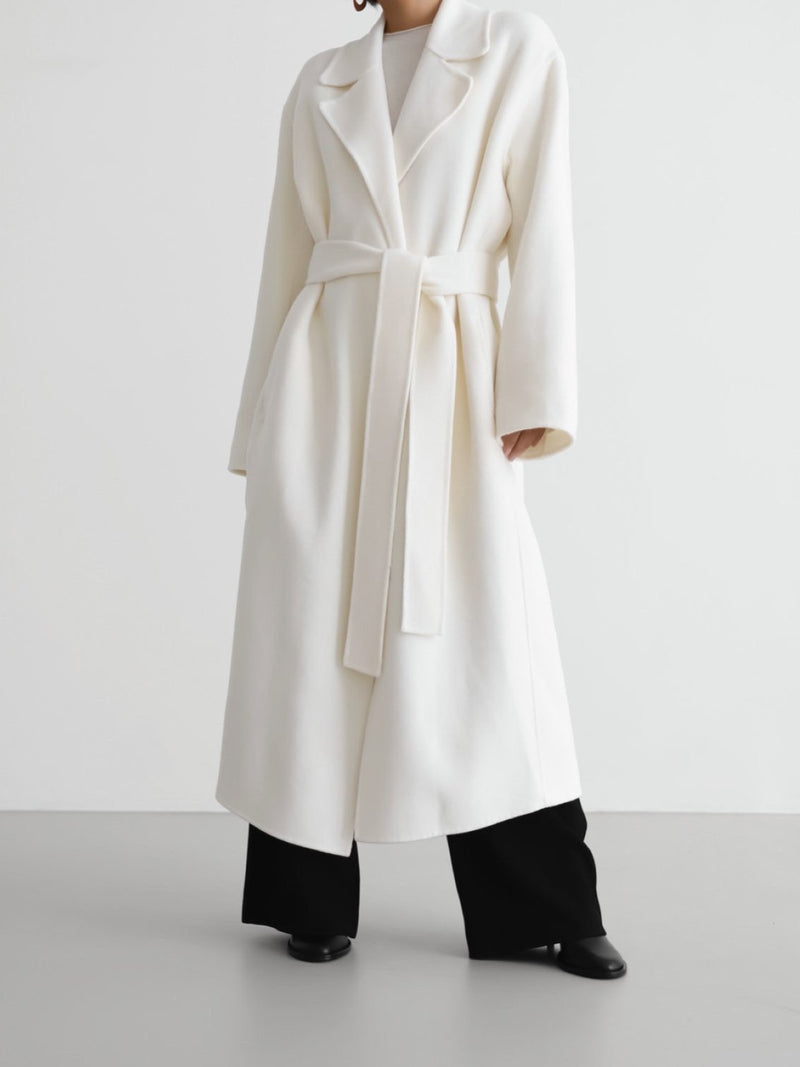 LUXE HANDMADE BELTED ROBE COAT