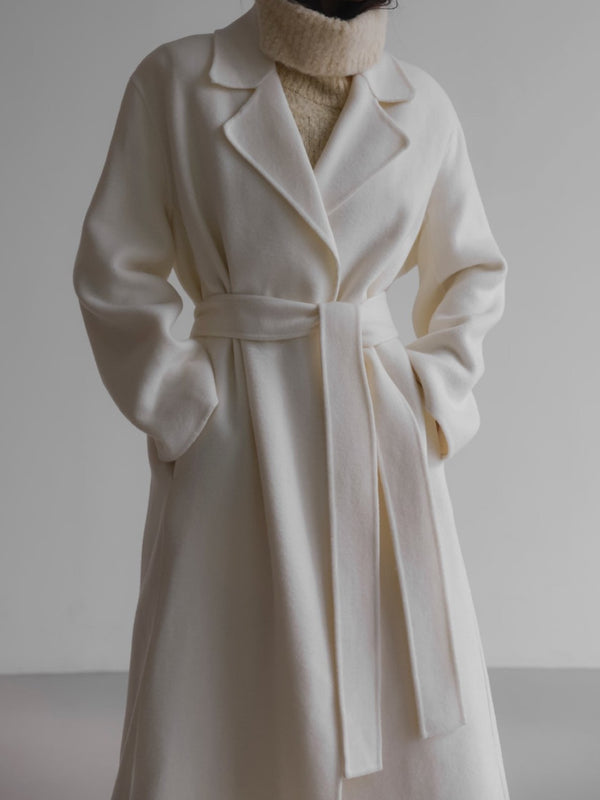 LUXE HANDMADE BELTED ROBE COAT