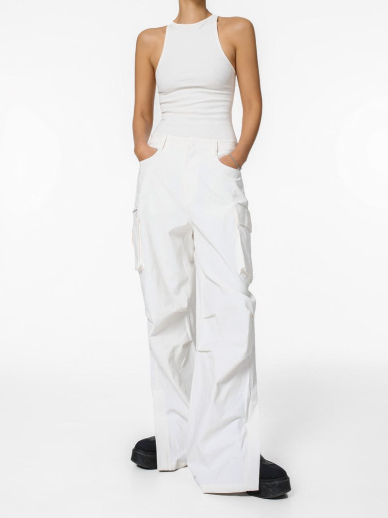 LUXE HEAVY TEXTURE CARGO PANTS