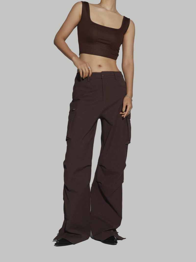 LUXE HEAVY TEXTURE CARGO PANTS