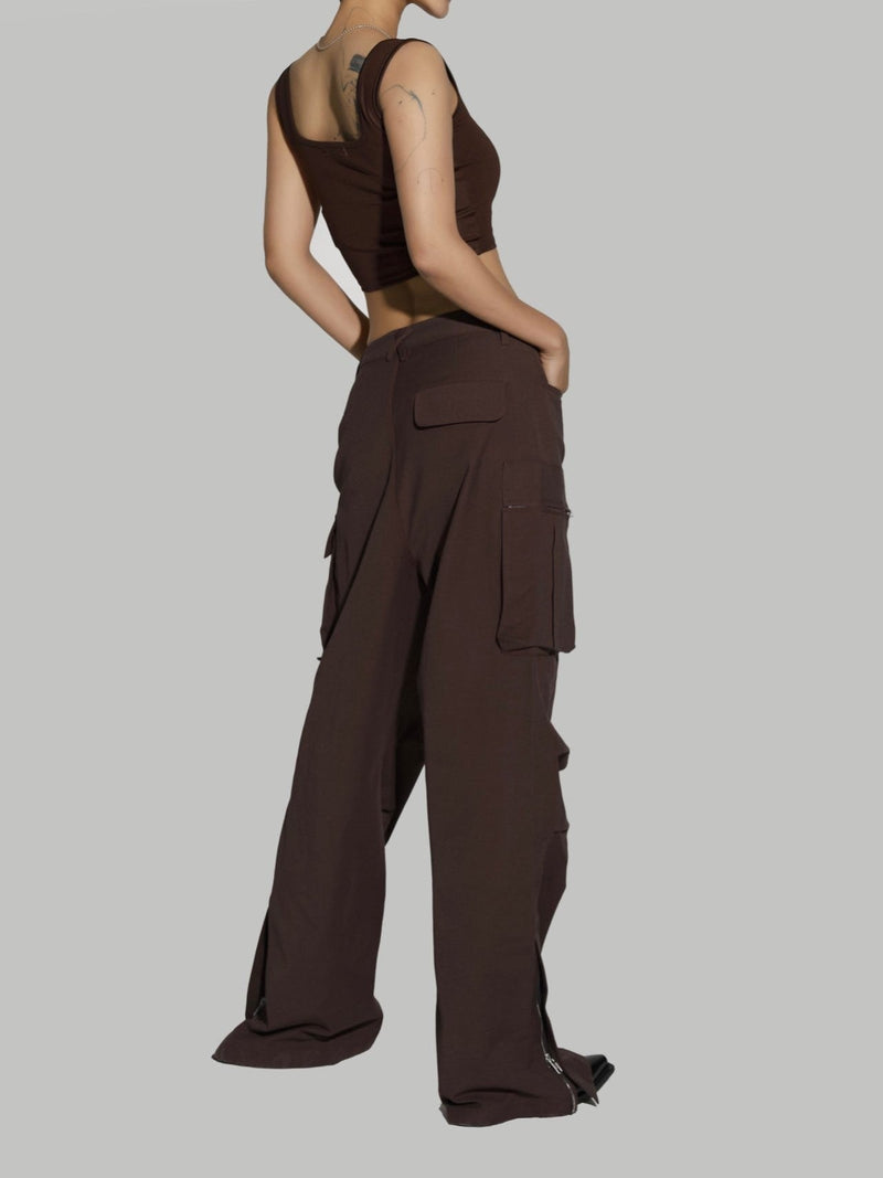 LUXE HEAVY TEXTURE CARGO PANTS