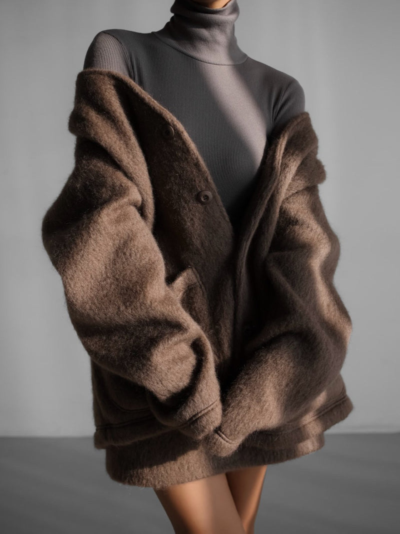 LUXE OVERSIZED MOHAIR CARDIGAN