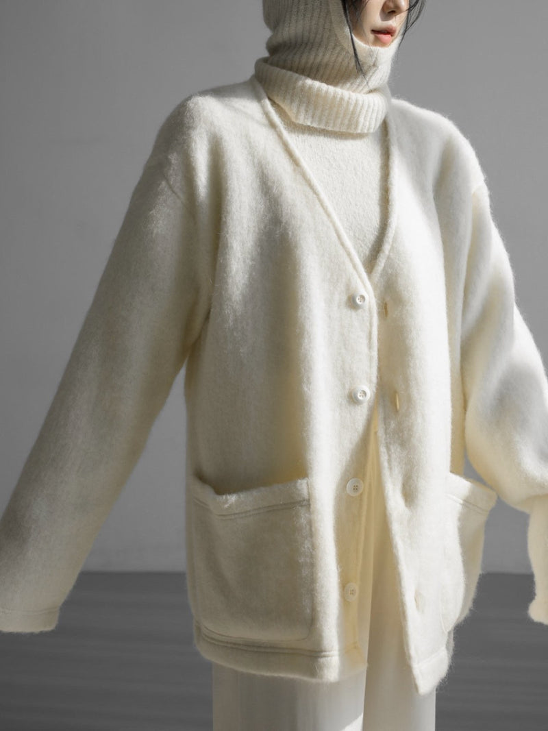 LUXE OVERSIZED MOHAIR CARDIGAN